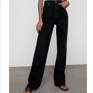 Zara Wide Leg Full Length Jeans